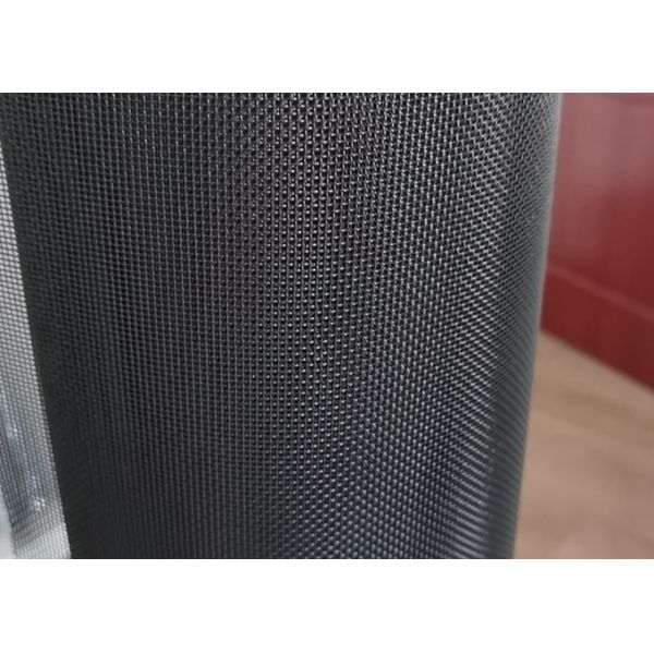 18x16 Mesh 0.28mm Stainless Steel Insect Mesh Roll Black Coated