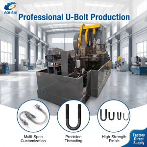 Automatic U-Bolt Forming Machine, Full Auto Truck U Bolt Making Machinery for Auto Fastener Factory