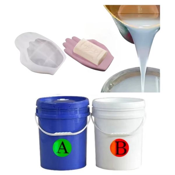 China Silicone Supplier Food Grade Platinum Silicone Transparent 1:1 Liquid Silicone Rubber For Food Molds, Sugar Art Molds