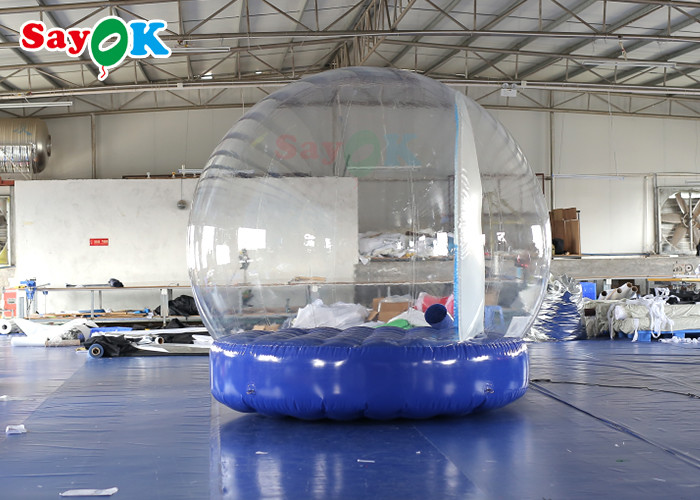 Шарик снежного шара украшений рождественского двора рекламы раздувной гигантский