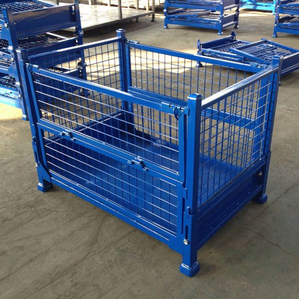 Multi Function Steel Pallet Durable Stacking Frames Design Warehouse Storage Logistics