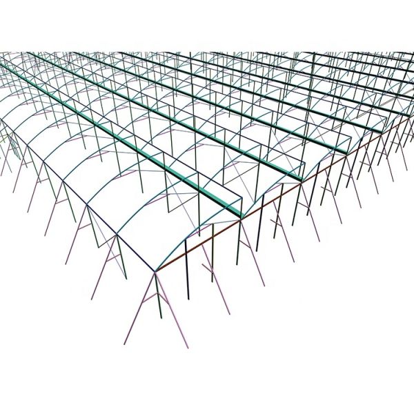 IGreen Saw Tooth Roof Vent Multi Span Plastic Greenhouse for Agriculture