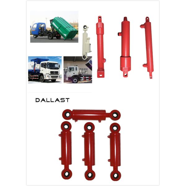 Agricultural Hydraulic Cylinders , Double Acting Telescopic Hydraulic Ram