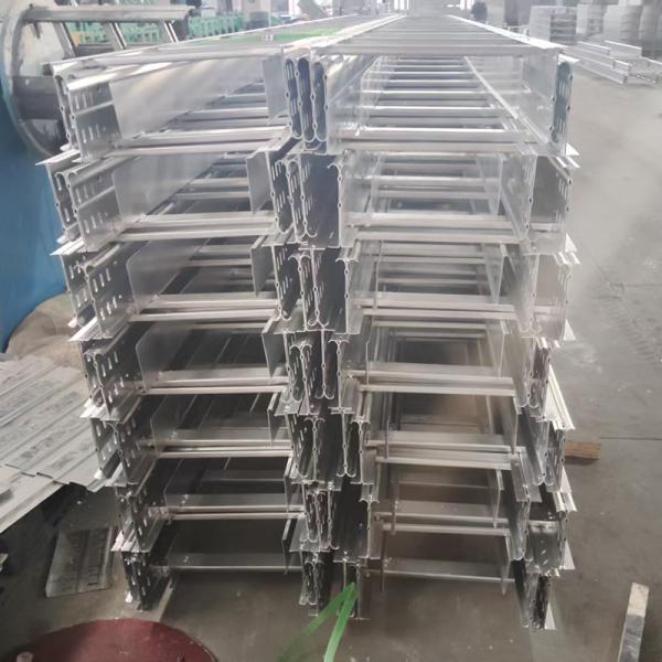 Anodized SS Aluminum Cable Ladder Support Systems Customized 0.8-3mm Thickness