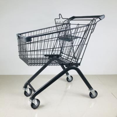 Trole do carrinho de compras do certificado do ISO 80-120 litros para o supermercado