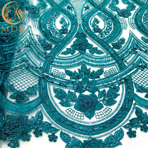 Special Pattern 3D Embroidery Lace Fabric Handmade For Fashion Dress