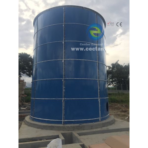 Vidrio fundido a acero Tanques industriales de agua para purificación de agua / tratamiento de agua de mar