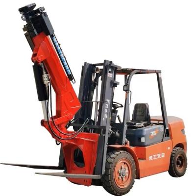 FD30 3 Ton 5 Ton Multifunction Diesel All Terrain Forklift Telescopic Handler Crane Arm