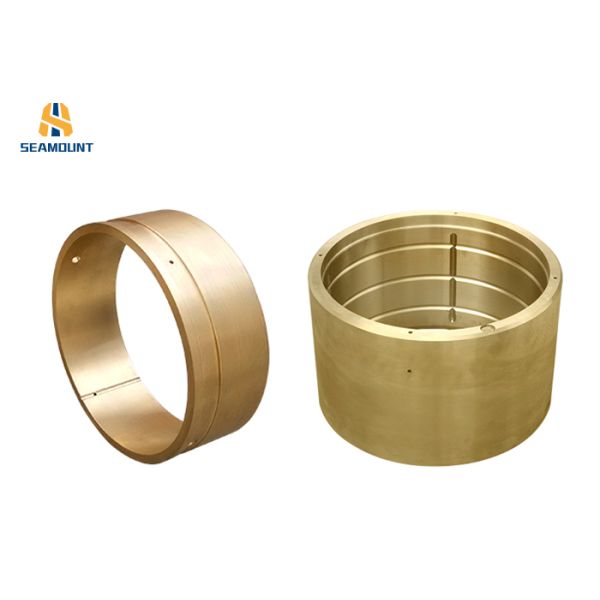 Oilite Lubricating Sintered Bronze Bushing Crusher Parts High Load Capacity