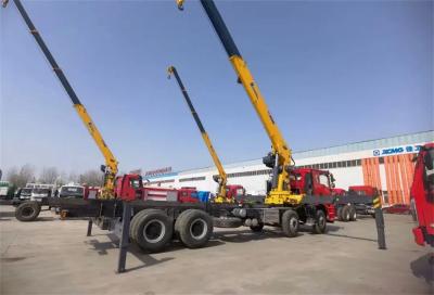 Supply Chain HOWO Lorry Mounted Straight Boom Logistics Crane for Sale