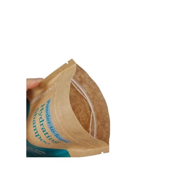 Suporte de empacotamento comestível da prova por atacado do cheiro de Doypack do papel de embalagem de Brown acima dos malotes