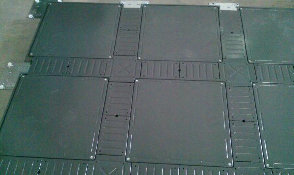 Fireproof and dustproof Steel Raised Floor Convenient dismounting and repeated use