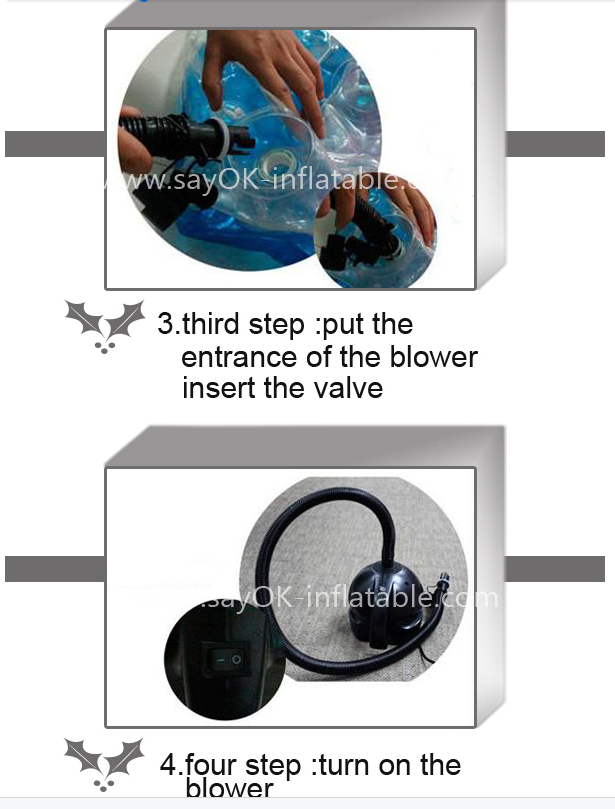 Гигантский раздувной футбол футбола PVC/TPU красит раздувной шарик тела пузыря шарика бампера для игры футбола