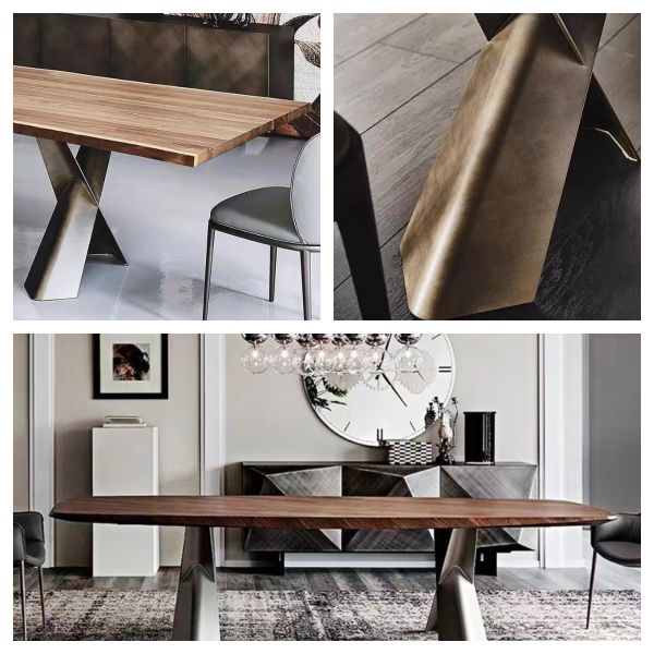 High Quality Modern Ceramic Marble Dining Table for Home Apartments Villas and Hotels-Durable Italy Style Furniture