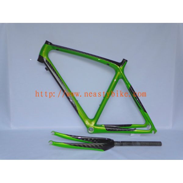 RB-NT10 bicycle parts carbon frame 12k carbon 48-56cm cycling road frame(pearl green)
