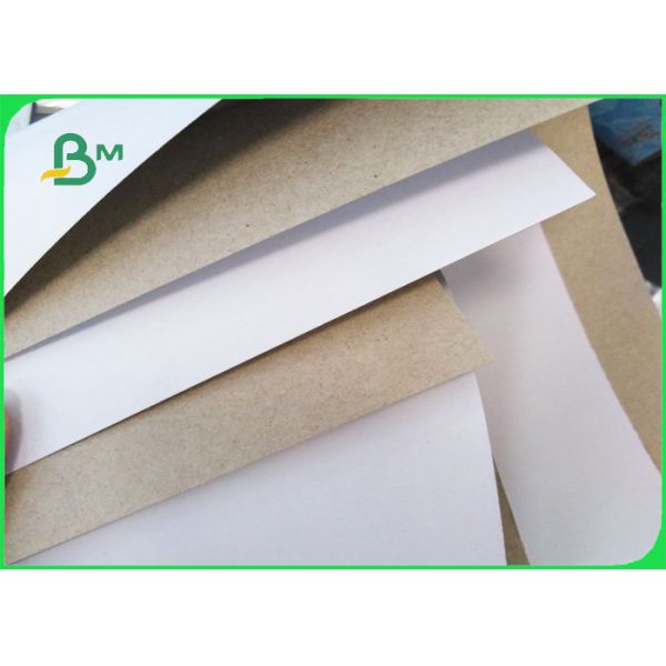 Um lado revestiu a placa de superfície lisa frente e verso da caixa de dobradura da parte traseira 350gsm do cinza da placa