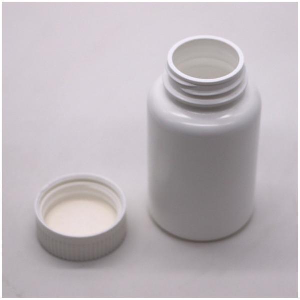Collar Material PE 150ml Empty Round Plastic Bottle with Child Resistant Lids