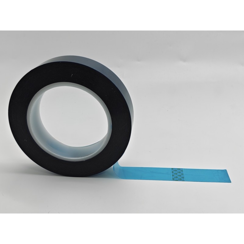 Heat Resistant Blue PET Tape with 65μm Thickness for Touchscreen Glass Processing Protecting Glass