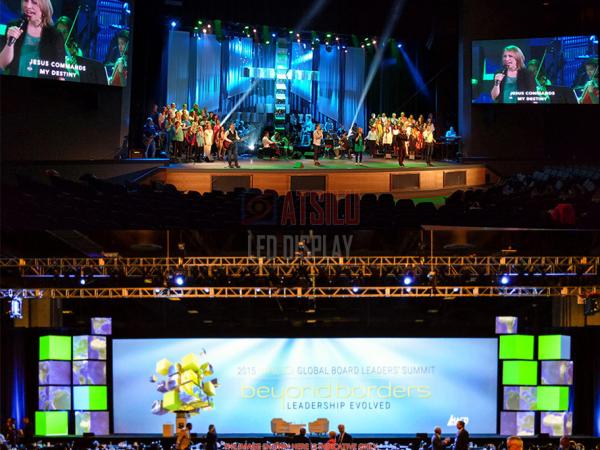 P4.81mm Curved LED Wall Popular Selling Rental Type LED Video Screen Wall