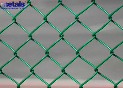 Valla de malla de alambre galvanizado recubierta de PVC con patrón de diamante de 50x50mm
