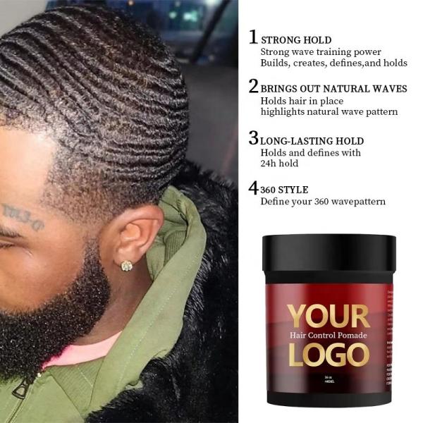 Hypoallergenic Strong Hold Hair Wax Gel for Men Alcohol Free and Organic Formula