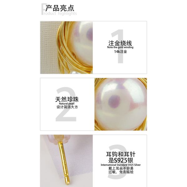 Pearl Earring Set Metal Gold Plated Dangle Earrings Heart Butterfly Hoop Earring Geometric Fashion Pearl Earring Jewelry