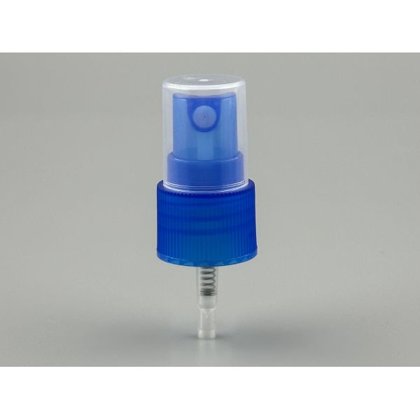 Прямая туманная распылительница 20/410 Ручная бутылка распылитель синий распылитель насос для косметической упаковки