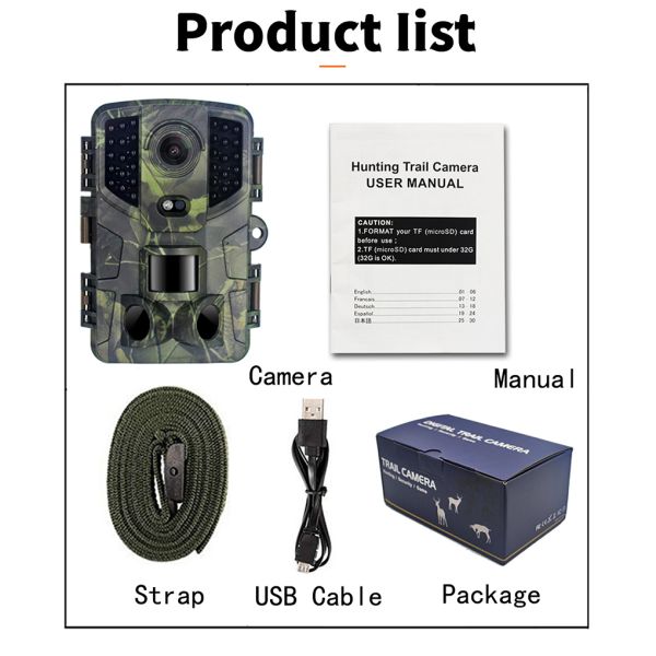 1080p Night Vision Goggle Waterproof Night Vision Wildlife Camera Trap IP56