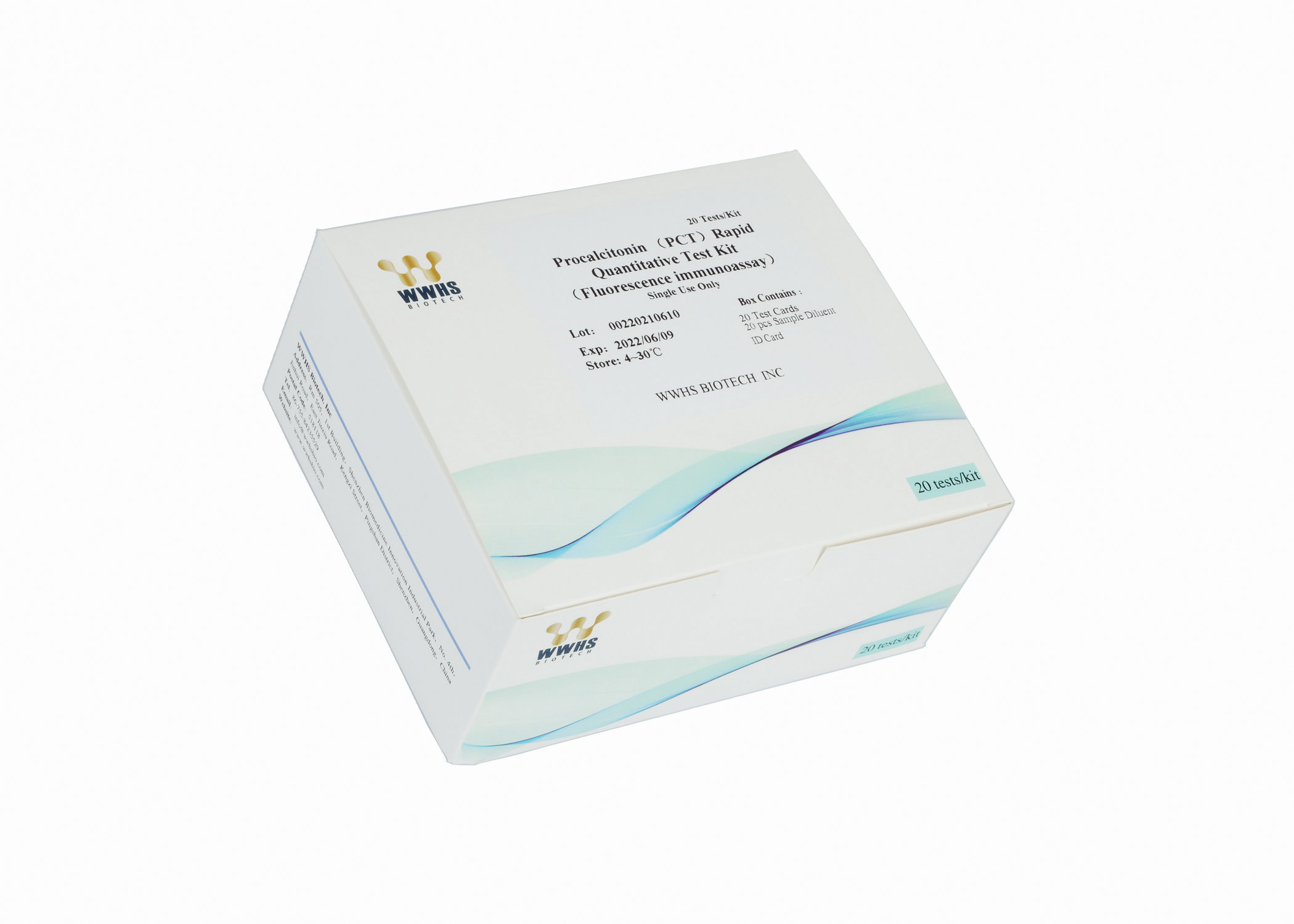 Диагноз Vitro набора теста PCT Procalcitonin быстрый 12 месяца гарантии