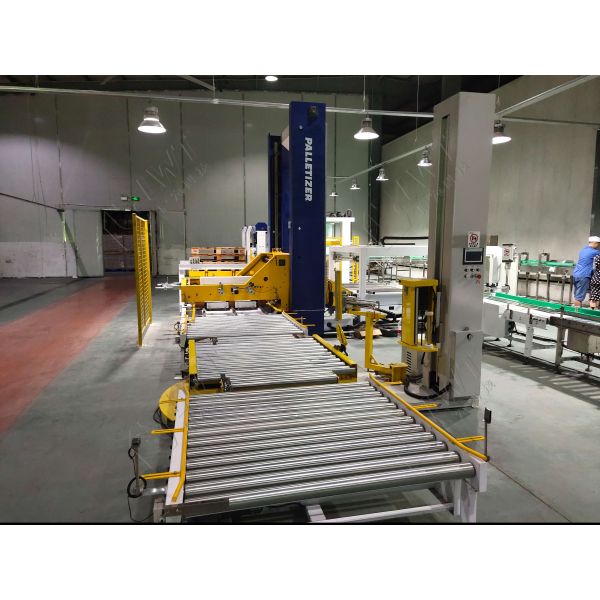 Caja automática de barril de bandeja de caja de cartón de embalaje de la máquina paletizador