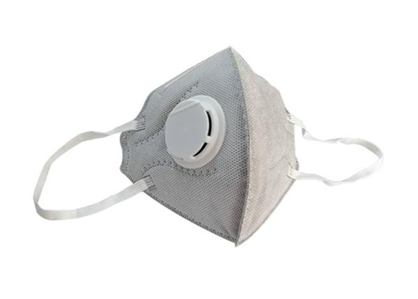 Máscara protetora da poeira do anti fumo de 4 dobras anti, máscara ativada do carbono tecida não