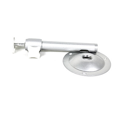 Angle Adjustable Aluminum Stand for Surveillance Security Camera (Silver)  