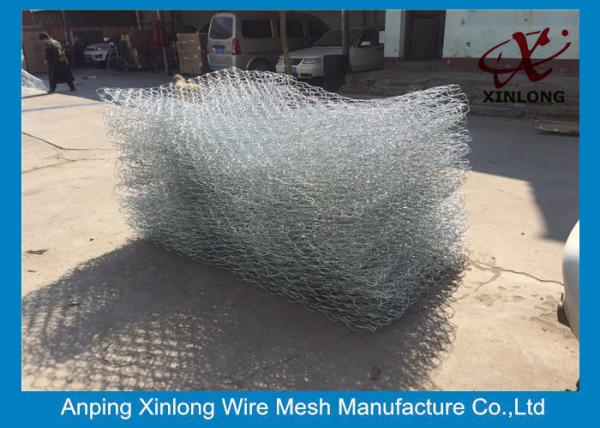 China manufacturer Galvanized gabion mesh for stone retaining wall cage