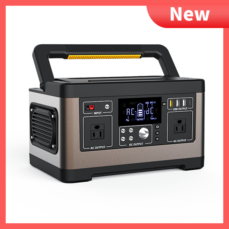 Системы солнечной энергии DC15V 6A 500W 520WH генератор портативной солнечный перезаряжаемые