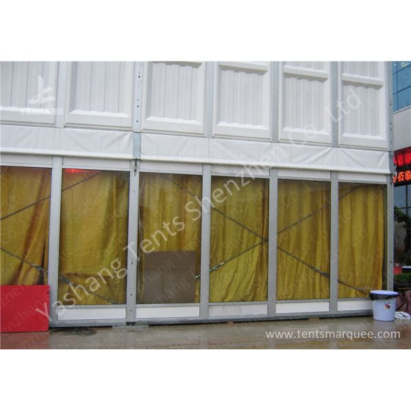 Aluminum Framed outdoor event canopy Tent Hard Glass and ABS Wall Designed