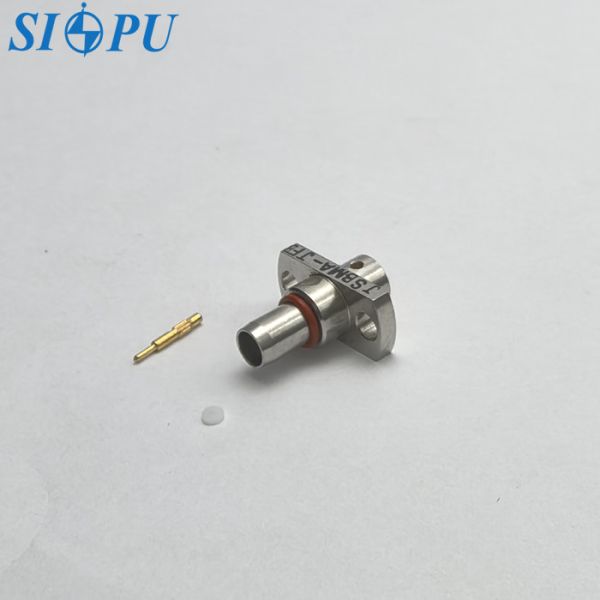 SBMA Male RF Coaxial Connector – Flange Mount, Compatible with 1# Semi-Rigid / Semi-Flexible Cable