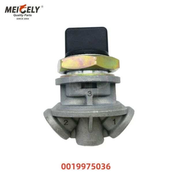 Piezas de Camión 0019975036 Sistema de Freno de Aire Válvula de Control de Perilla Giratoria Válvula de Control 4630360000