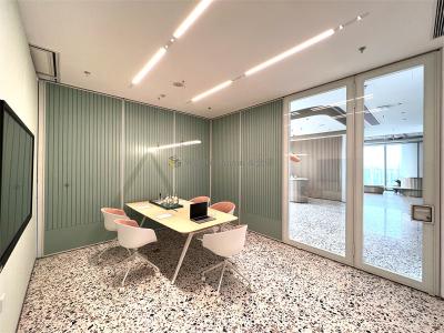 10mm Thickness Office Glass Partition Walls Sliding Glass Room Dividers For Home