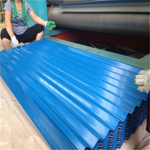 Zinc Galvanized Steel Tile Coil Z275 Color Coated Corrugated Metal Roofing Sheet 1250mm