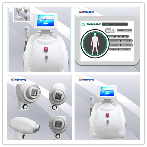 No Pain 808nm Diode Laser Hair Removal Permanent Effect For Salon / Clinic