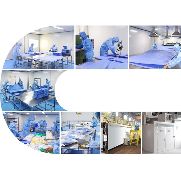 CE одобряет голубую офтальмическую хирургическую стерилизацию EO медицинского обслуживания пакета