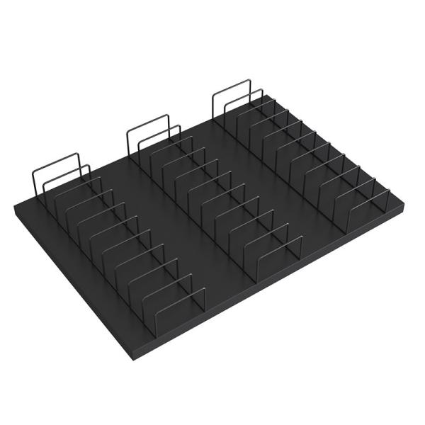 All In One Stone Display Stand White  Multi Row Quartz Display Rack Sample Holder