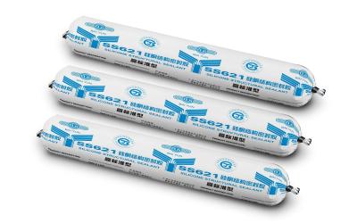 SS521 One Part Black Grey Silicone Structural Sealant 500ml Sausage
