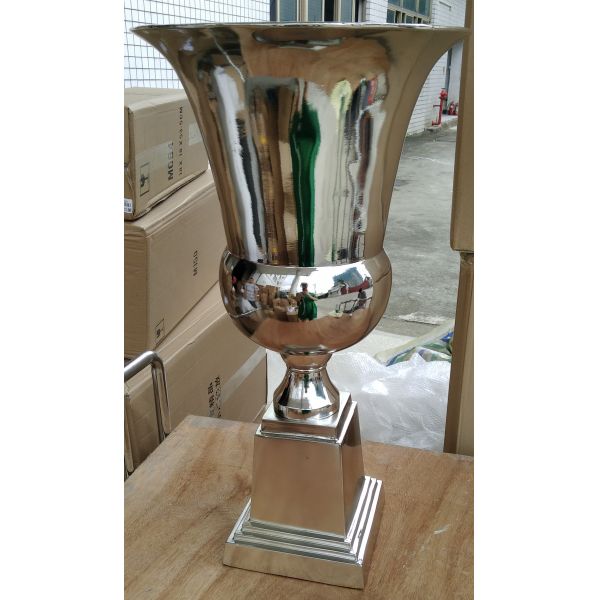 New style classical gold metal flower vase stand wedding decoration centerpieces