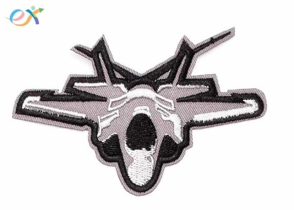 Event Theme Embroidery Badges Aeroplane Aircraft Embroidery Clothing Patches