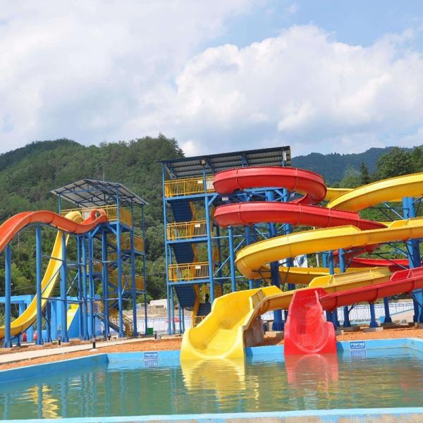 Fiberglass Water Slides Import From China Amusement Park Games Fiberglass Family Water Raft Slides