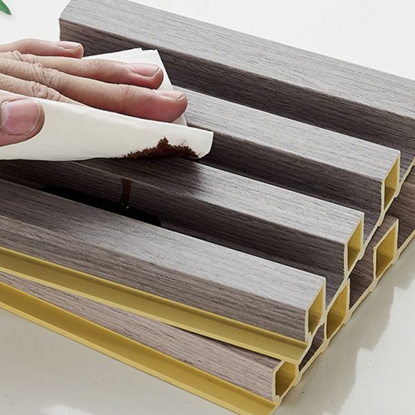 Customized Eco Friendly Indoor Irregular Grille Wpc Wall Panel 160x24 Cladding