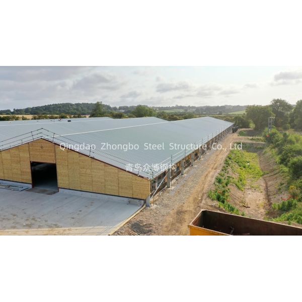Customizable Steel Structure Poultry House with Durable Prefabricated Frame for