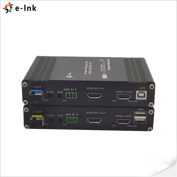 1Ch 1080P HDMI + 1Ch USB KVM + 1Ch RS232 + 1Ch Bidi Stereo Audio + 1Ch GPIO over Fiber Extender
