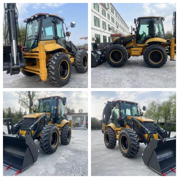 Used JCB 4CX Tractor Loader Backhoe Extended Reach Ready For Construction